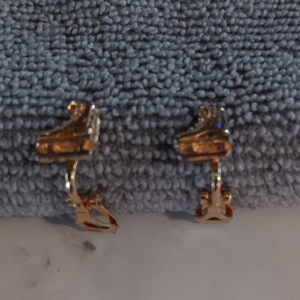 Ice skating earrings